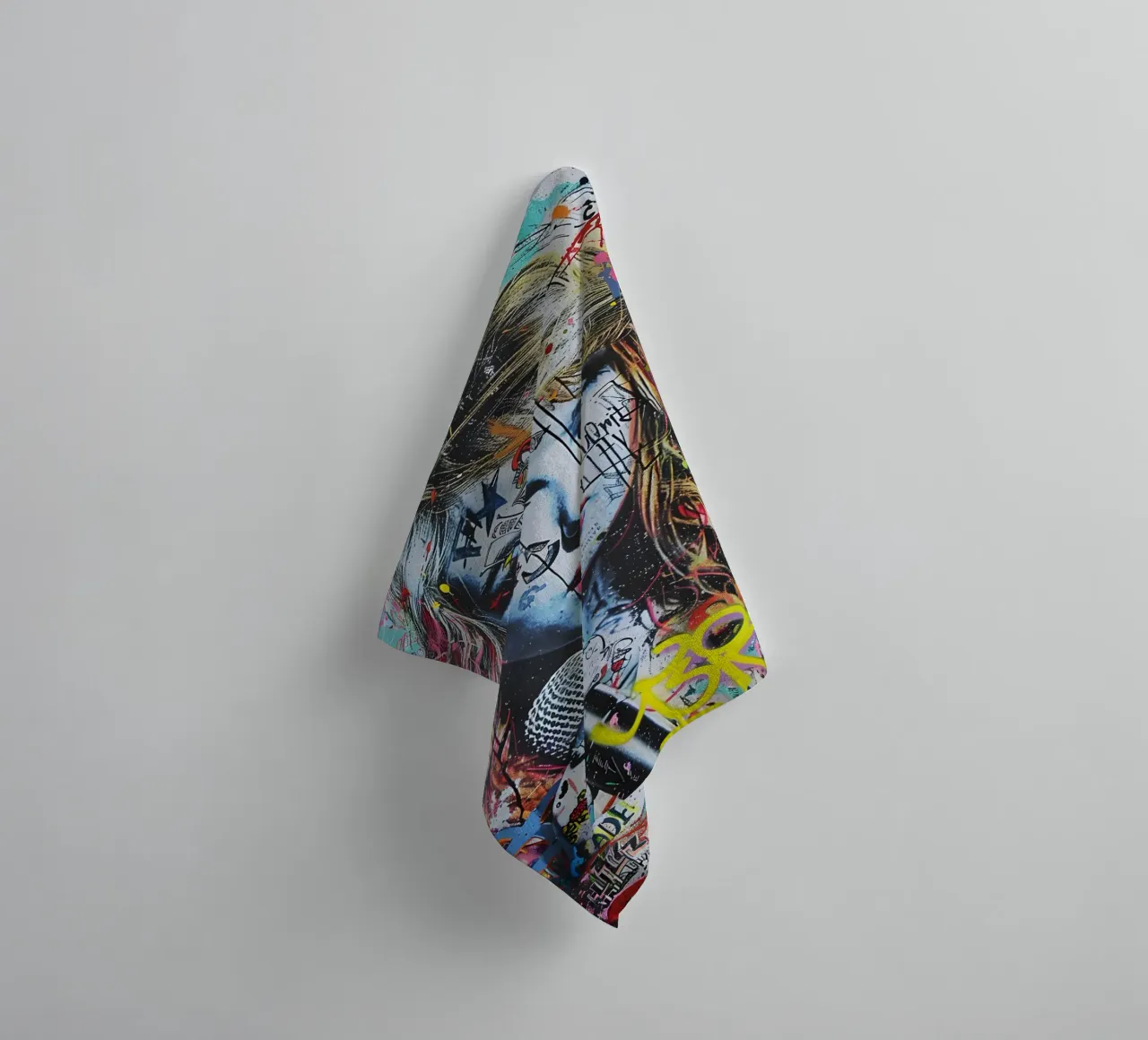 Pop art Taylor Swift asciugamano da bagno da FreeArtStudio