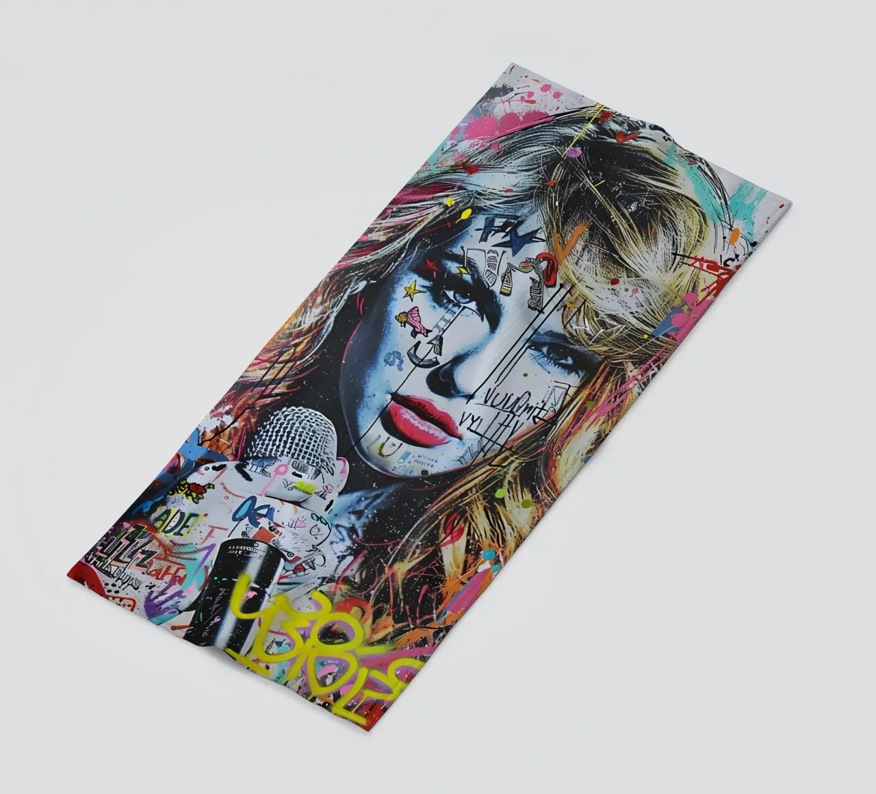 Pop art Taylor Swift telo mare da FreeArtStudio