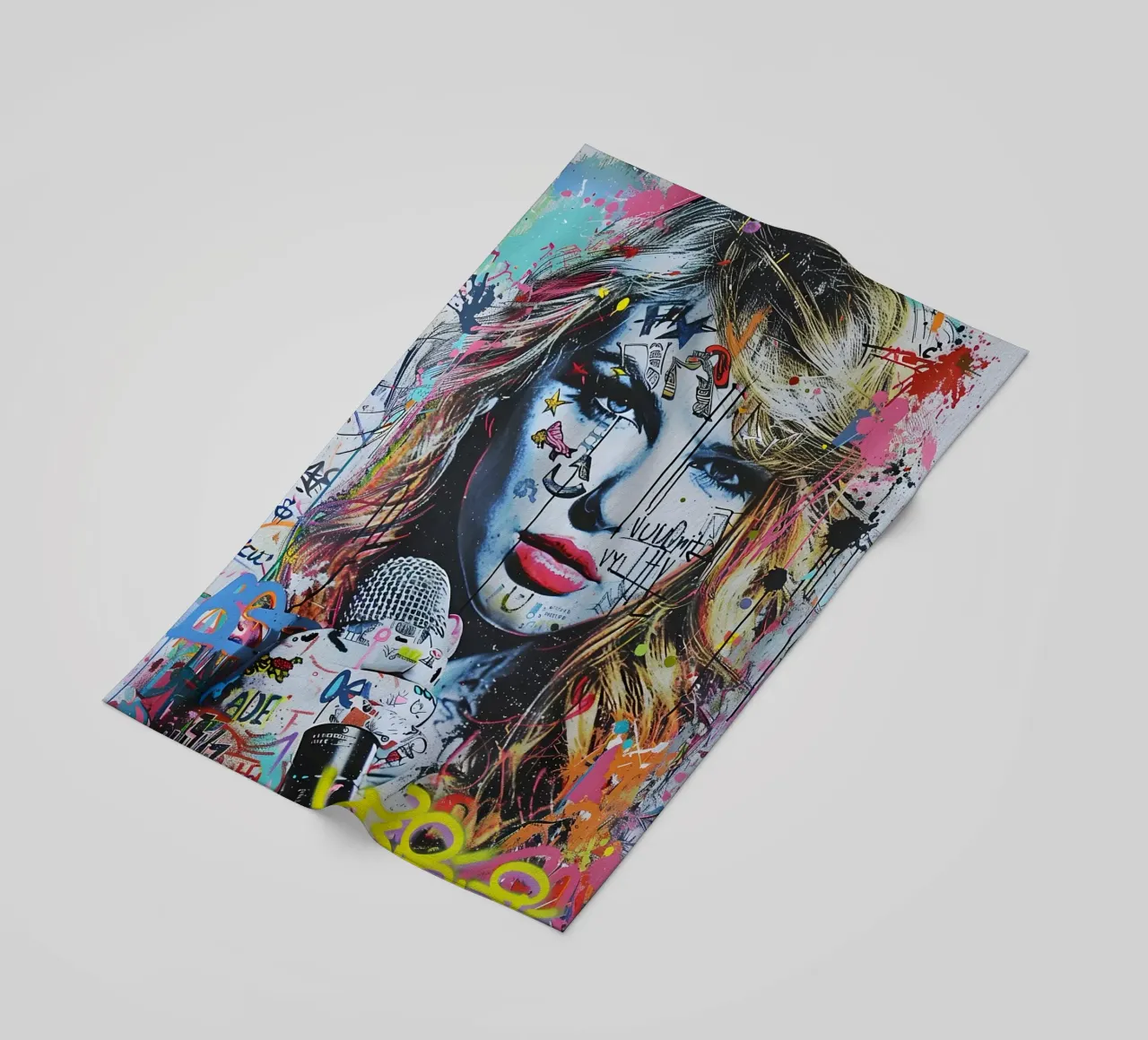 Pop art Taylor Swift telo mare da FreeArtStudio