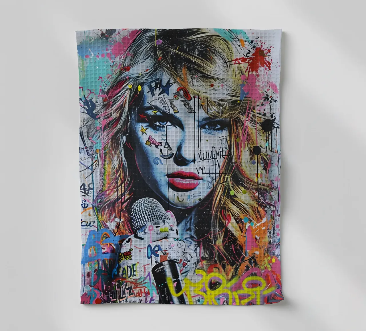 Pop art Taylor Swift canovaccio da cucina da FreeArtStudio