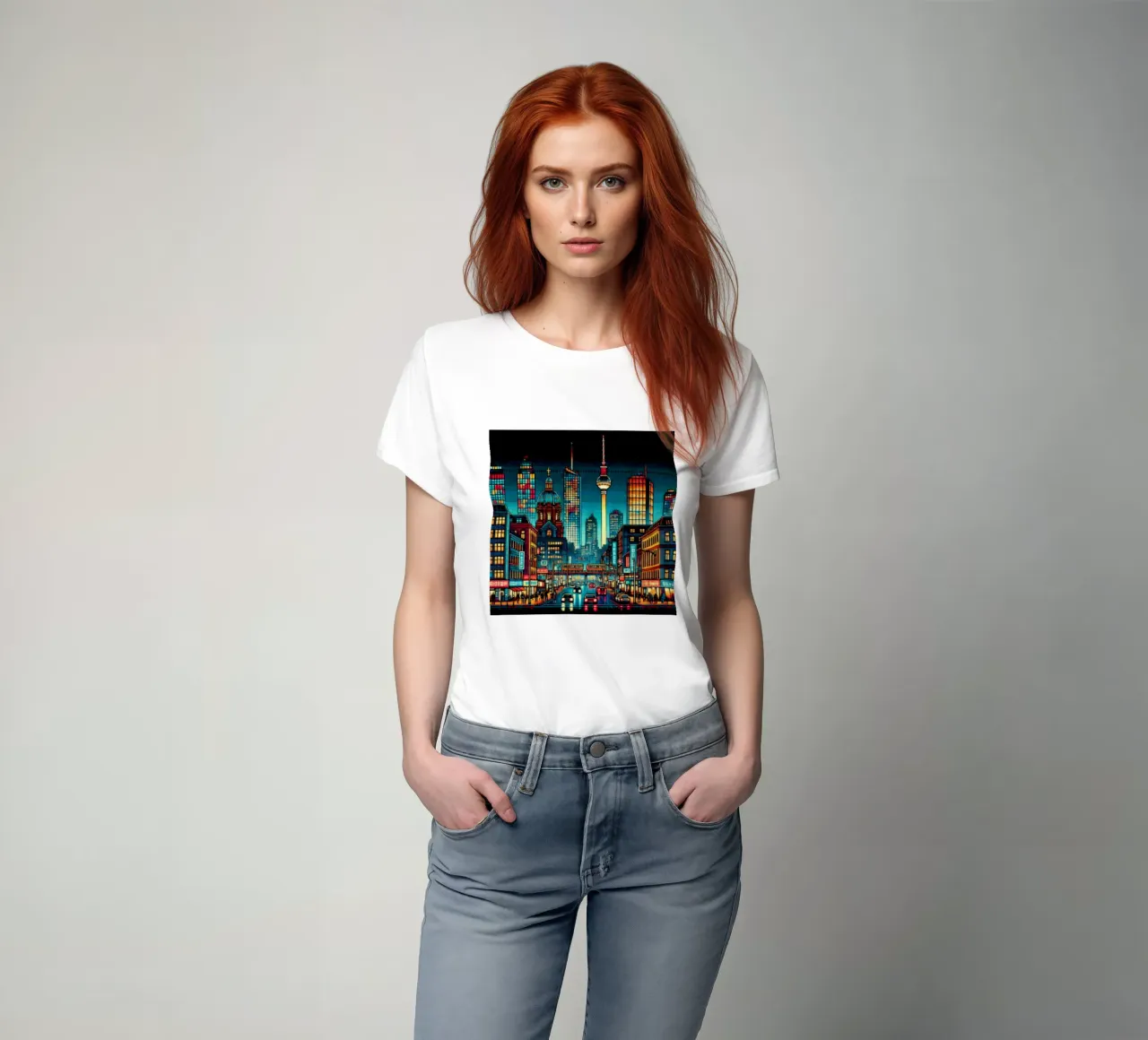 Berlino - Pixelart t-shirt da pixelart