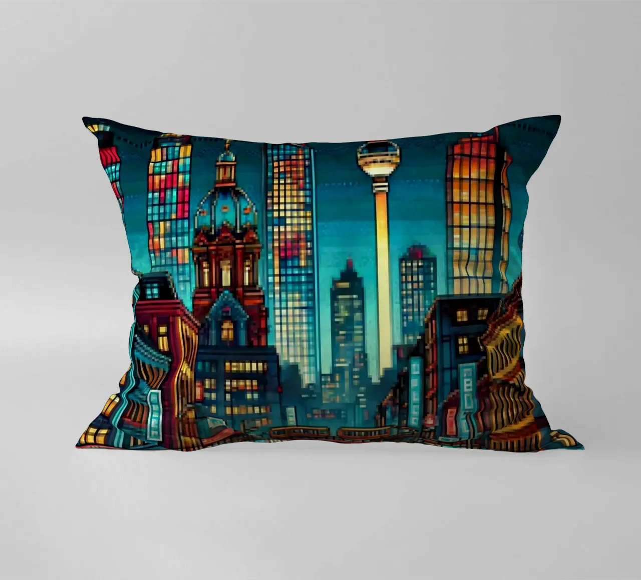 Berlino - Pixelart cuscino da pixelart