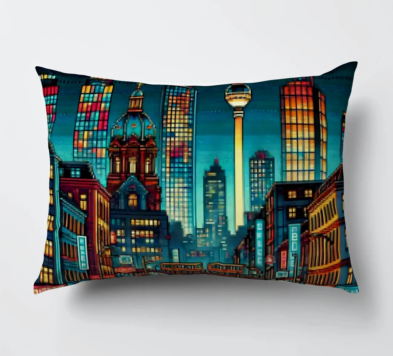 Berlino - Pixelart cuscino da pixelart
