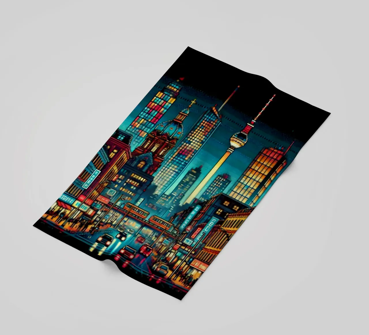 Berlino - Pixelart telo mare da pixelart