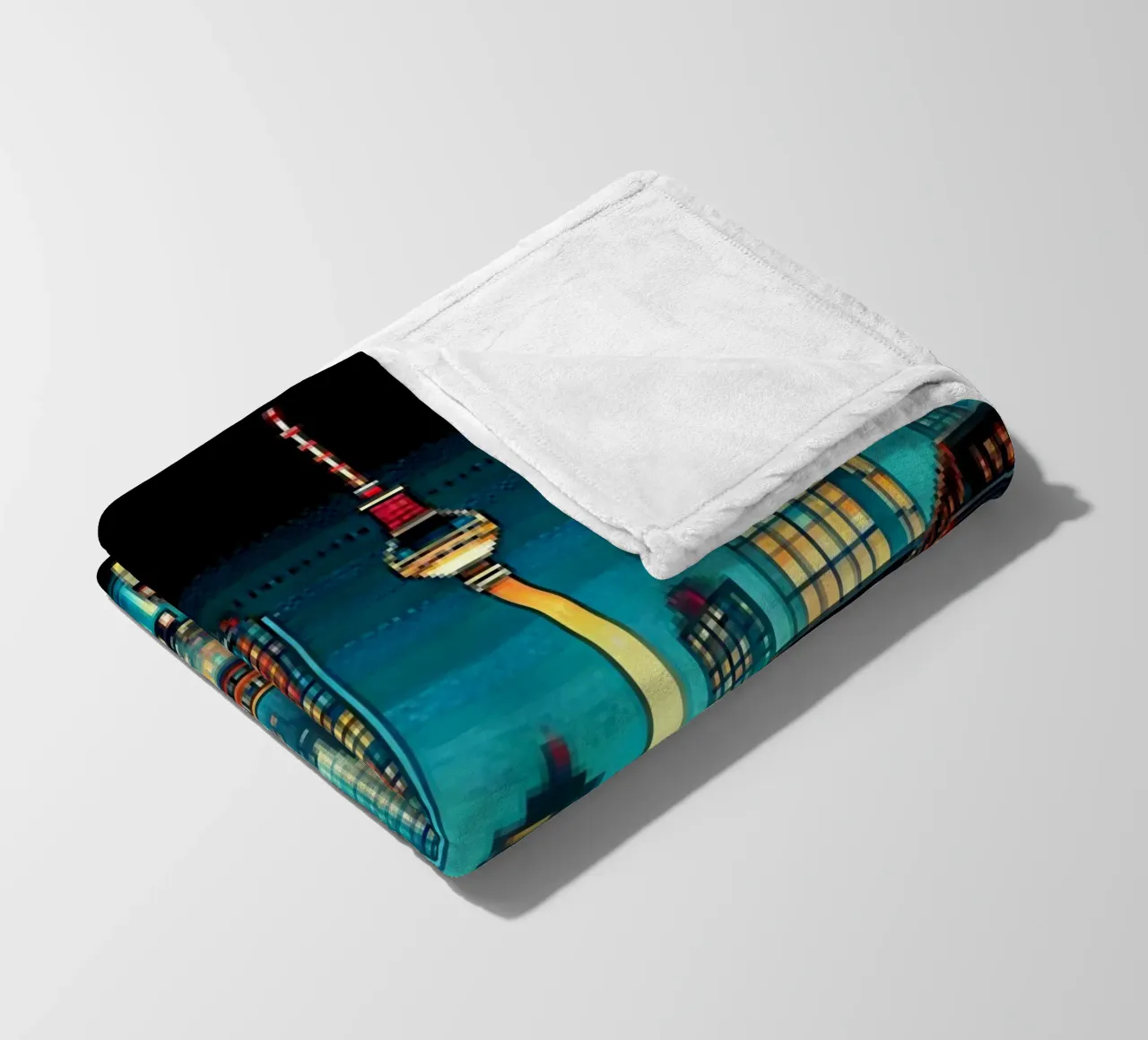 Berlino - Pixelart coperta in pile da pixelart