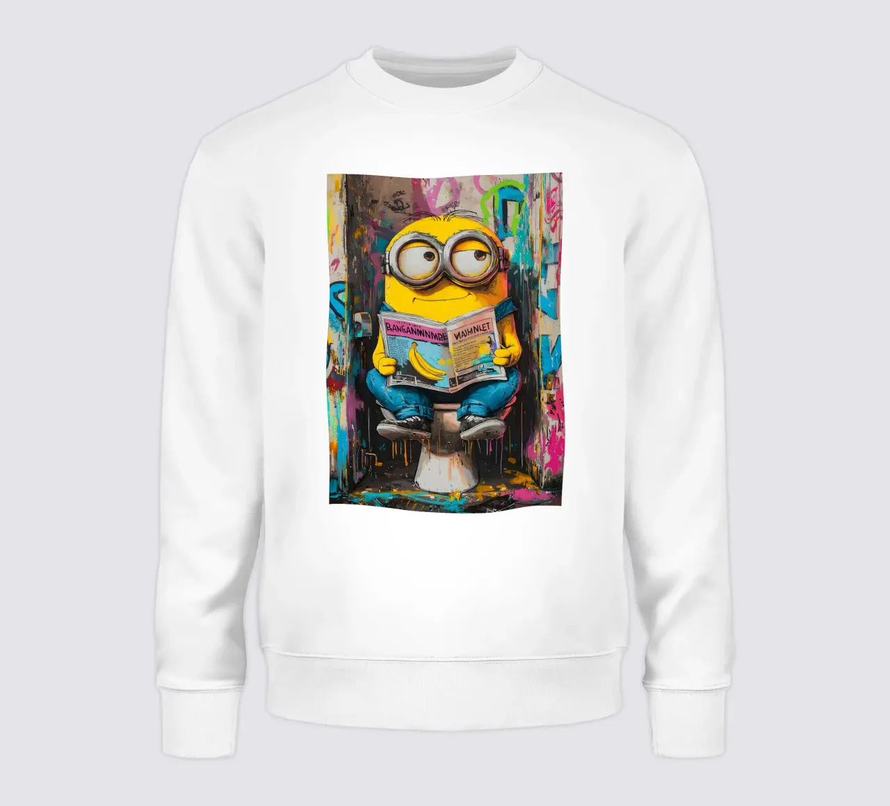 Funny Minion Toilet felpa da FreeArtStudio