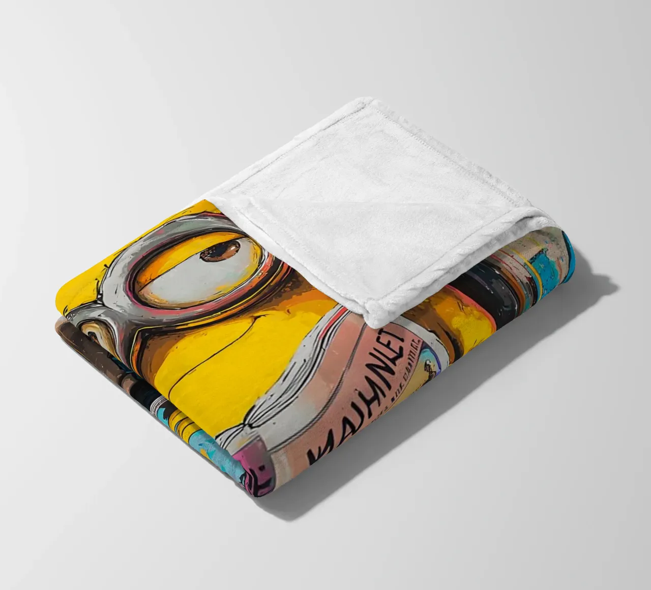 Funny Minion Toilet coperta in pile da FreeArtStudio