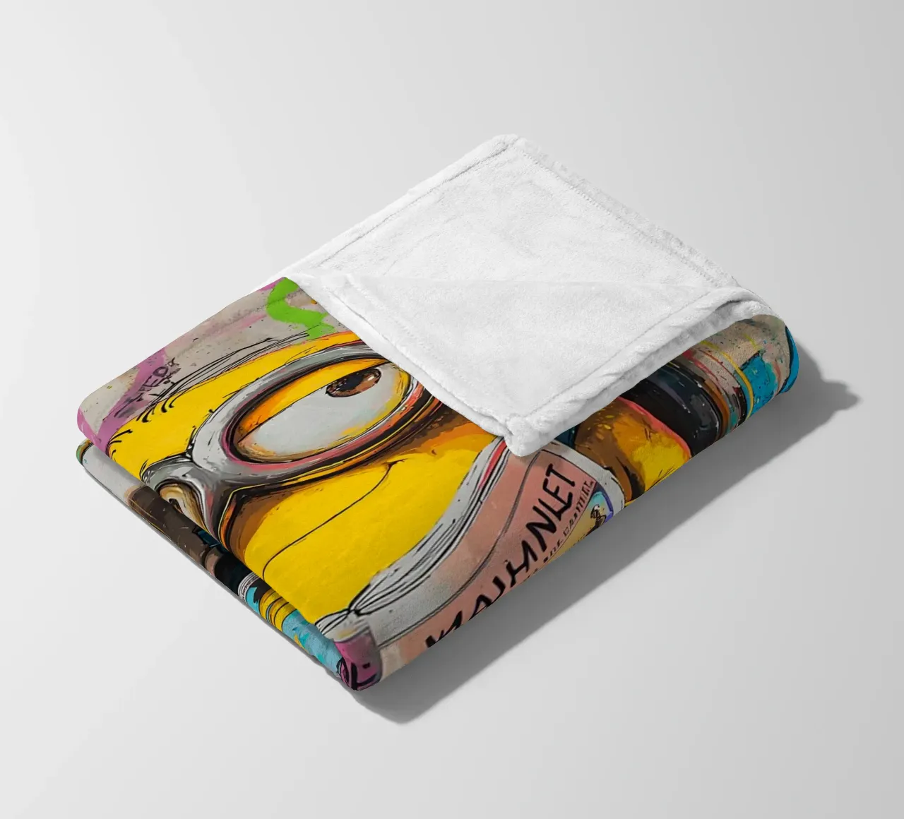 Funny Minion Toilet coperta in pile da FreeArtStudio
