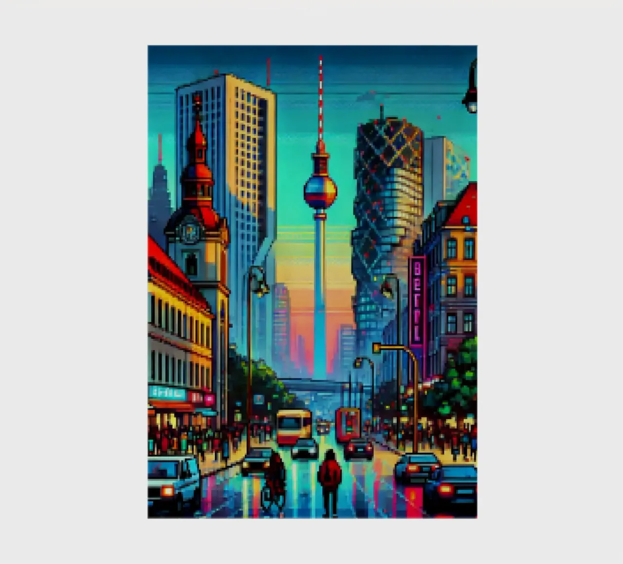 Berlin - Pixelart notebook by pixelart