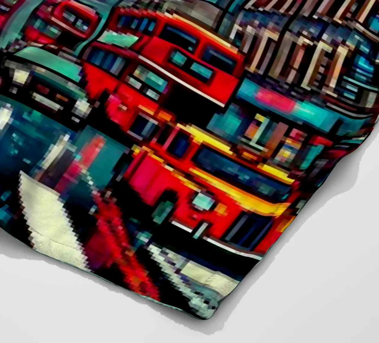 Londra - Pixelart coperta in pile da pixelart