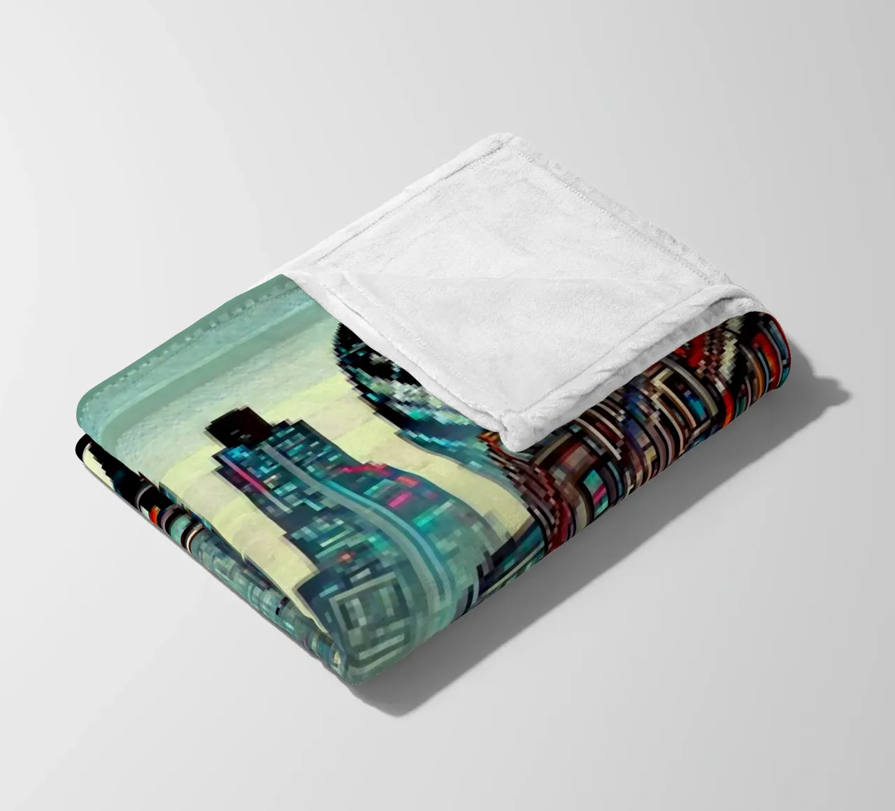 Londra - Pixelart coperta in pile da pixelart