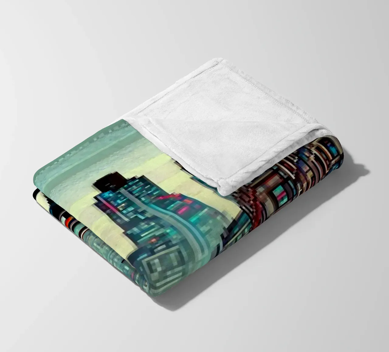 Londra - Pixelart coperta in pile da pixelart