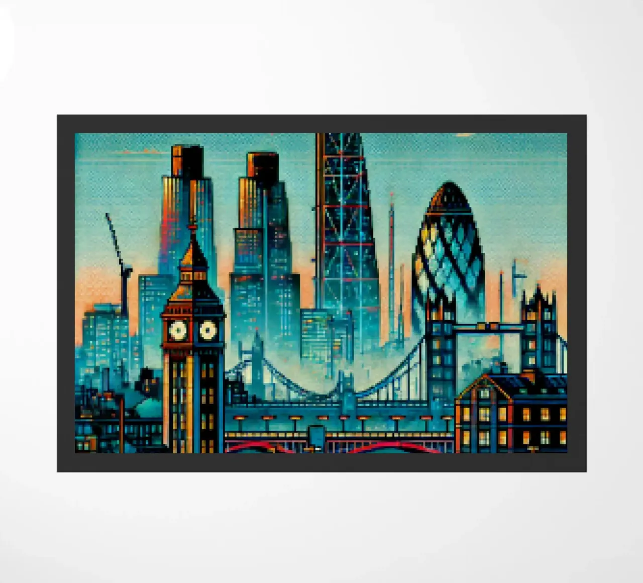 Londra - Pixelart zerbino da pixelart