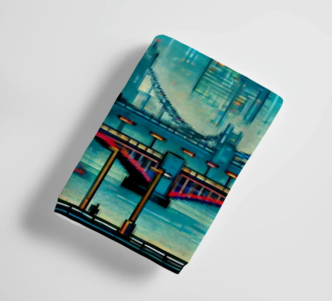 Londra - Pixelart asciugamano da bagno da pixelart