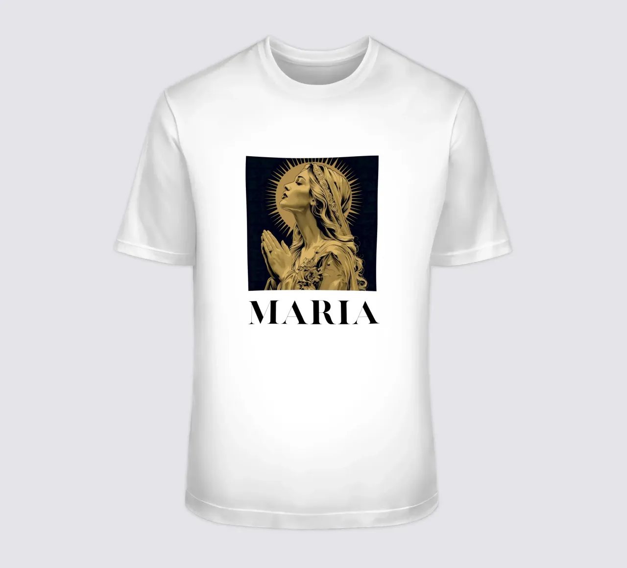 Maria - Misericordia radiosa t-shirt da Nikis Art Studio