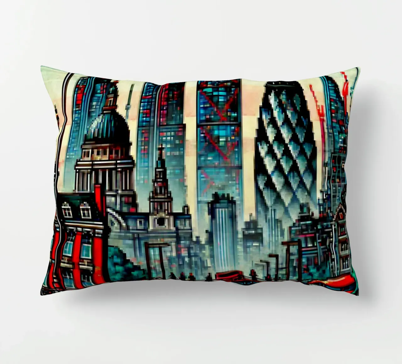 Londra - Pixelart cuscino da pixelart