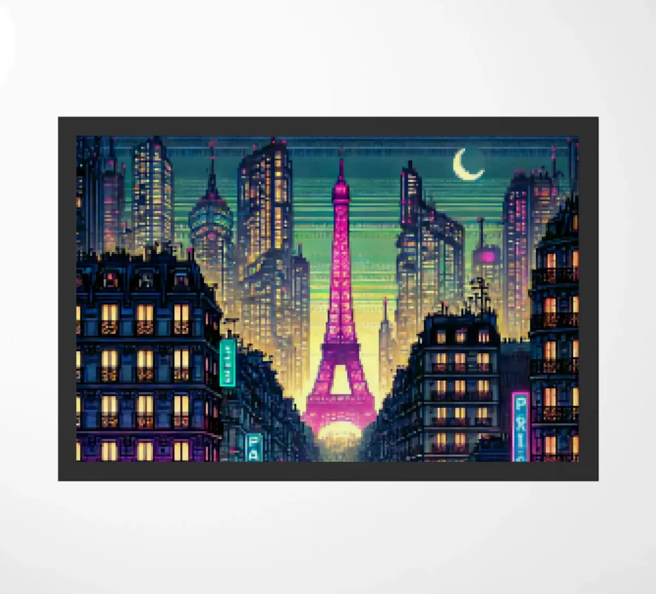 Parigi - Pixelart zerbino da pixelart