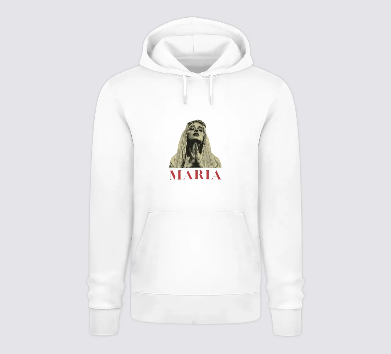 Maria - Grazia eterna felpa con cappuccio da Nikis Art Studio