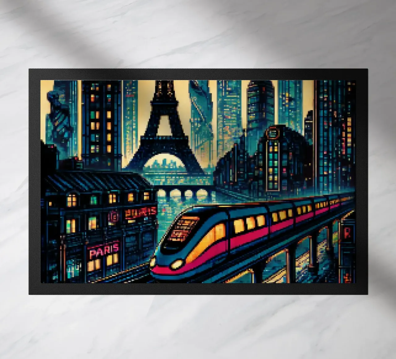 Parigi - Pixelart zerbino da pixelart