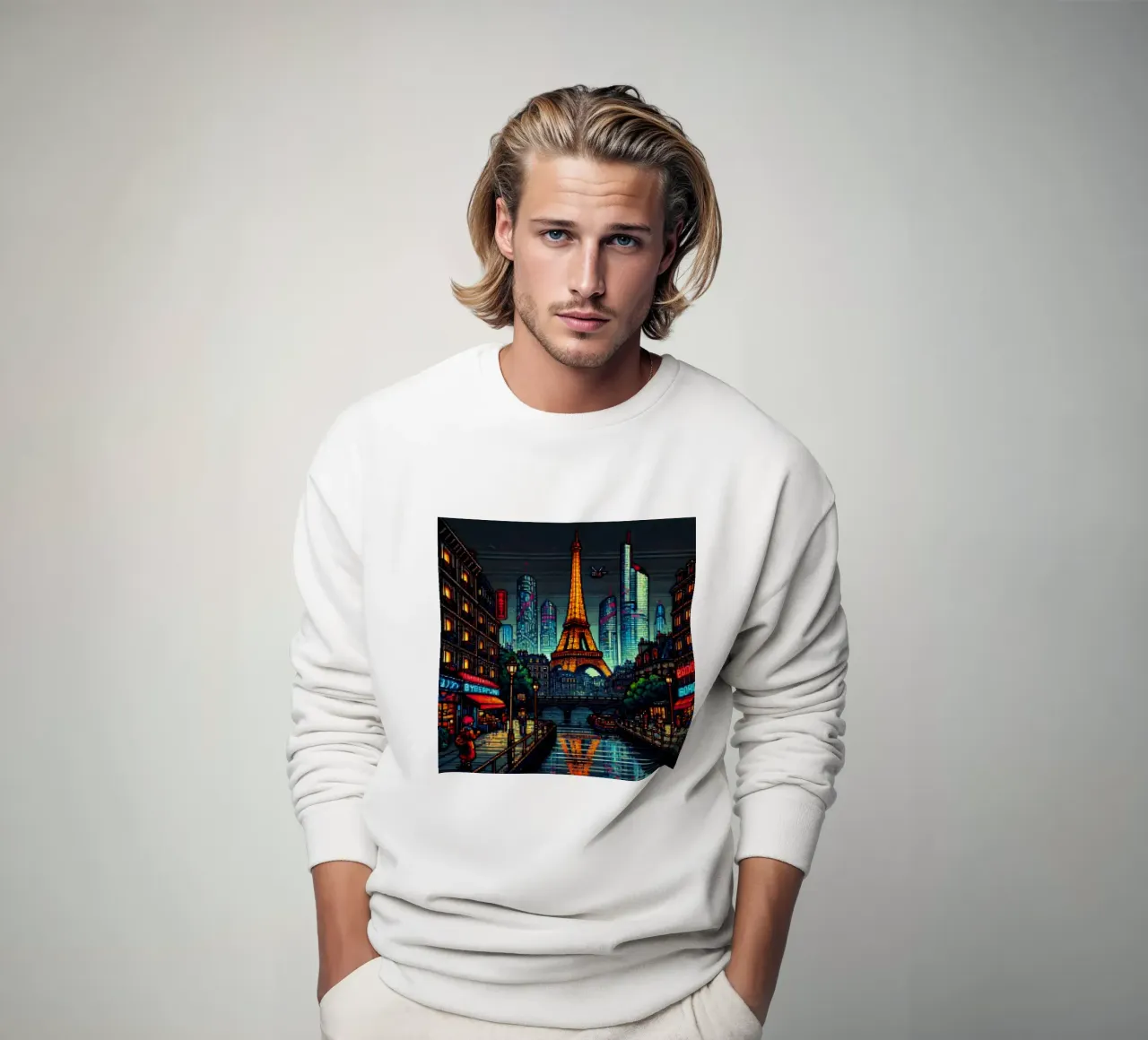 Parigi - Pixelart felpa da pixelart