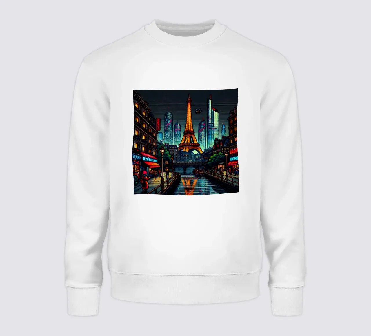Parigi - Pixelart felpa da pixelart