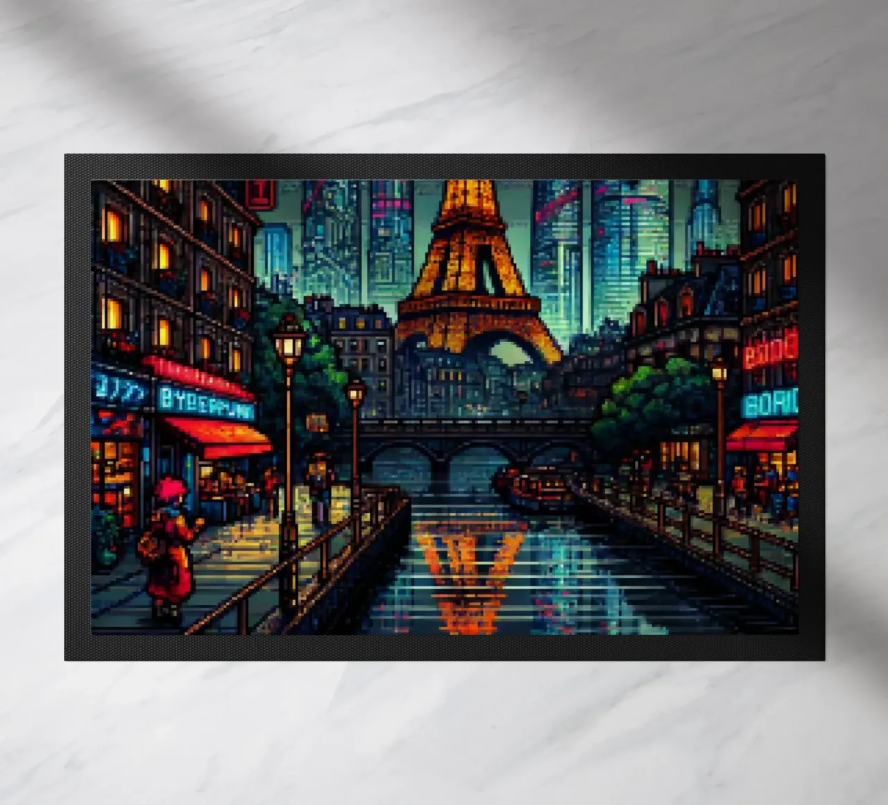 Parigi - Pixelart zerbino da pixelart