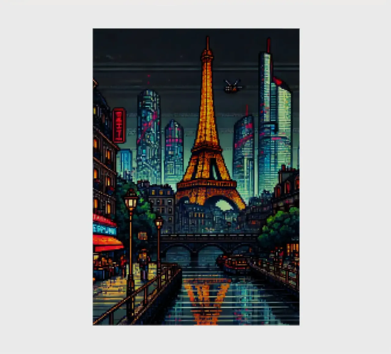 Paris - Pixelart notebook by pixelart