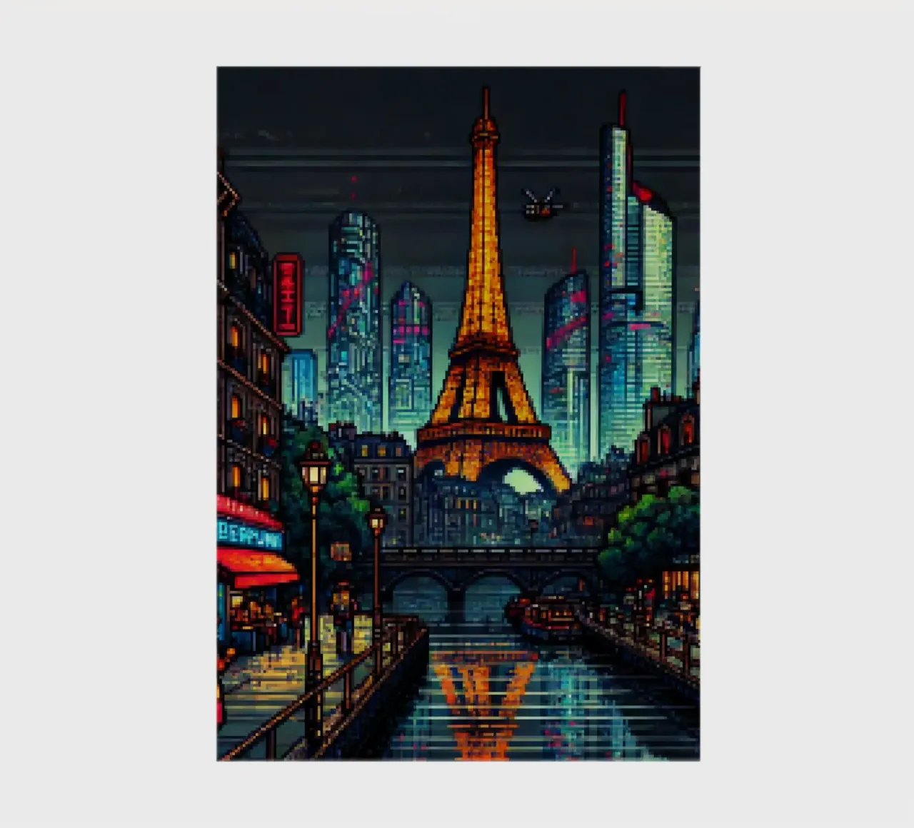 Paris - Pixelart notebook by pixelart