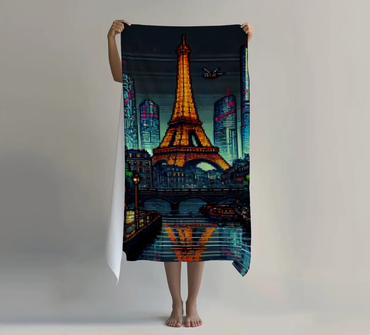 Parigi - Pixelart telo mare da pixelart
