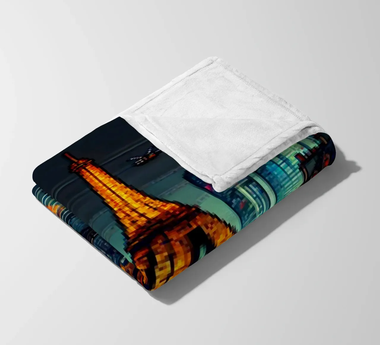Parigi - Pixelart coperta in pile da pixelart