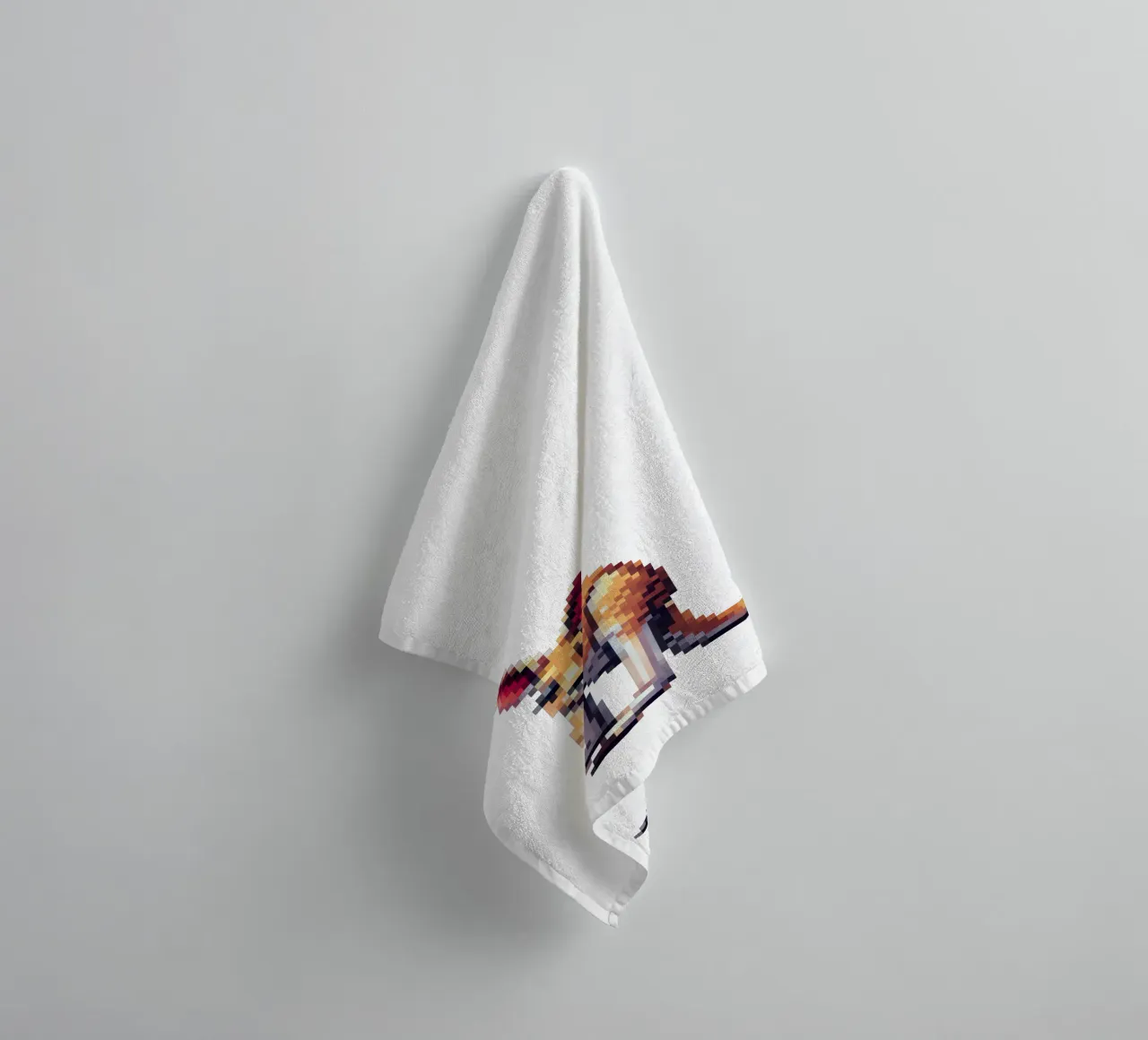 Kangaroo - Pixelart towel by pixelart
