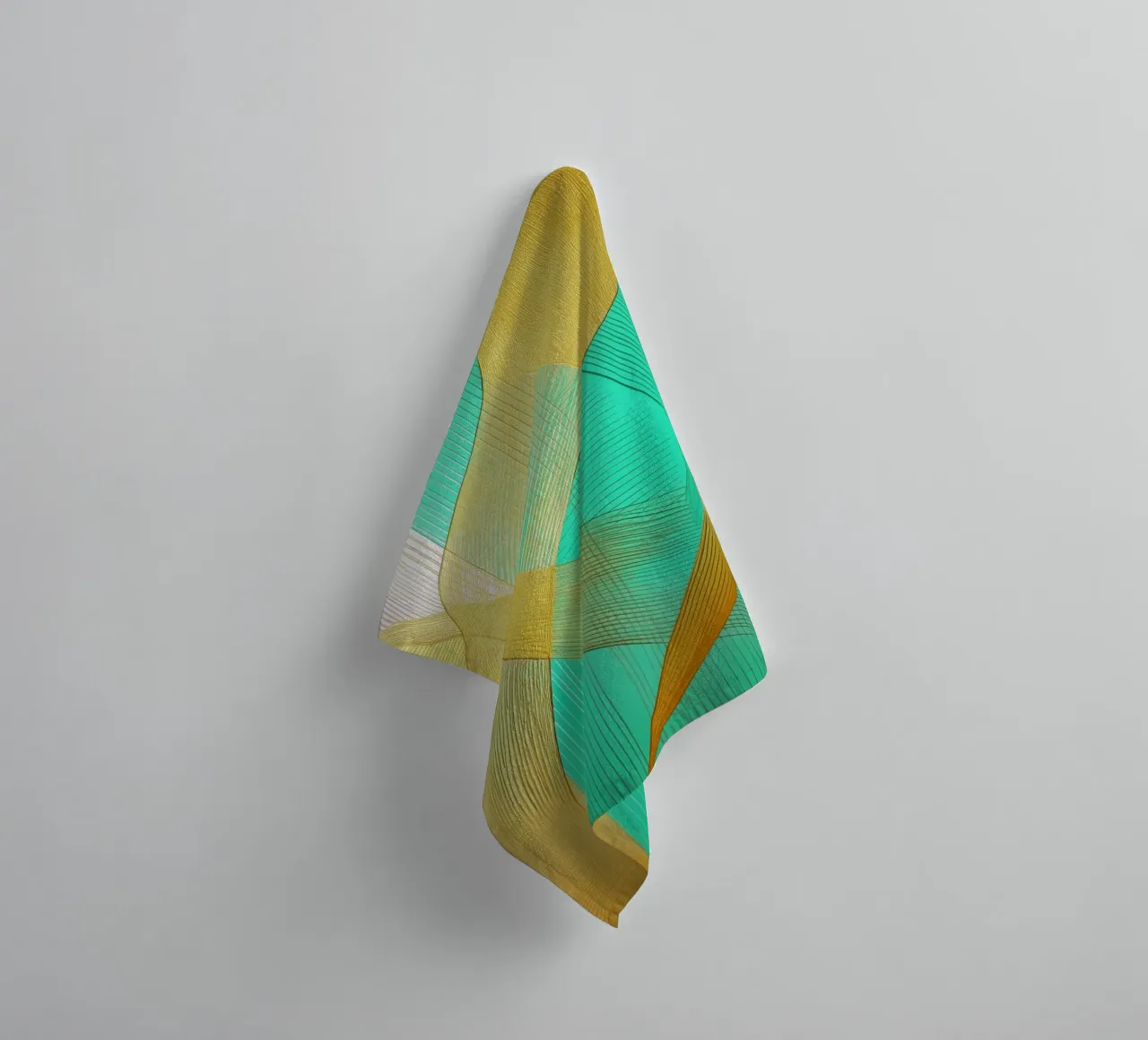 Abstract with gold towel by Imagine