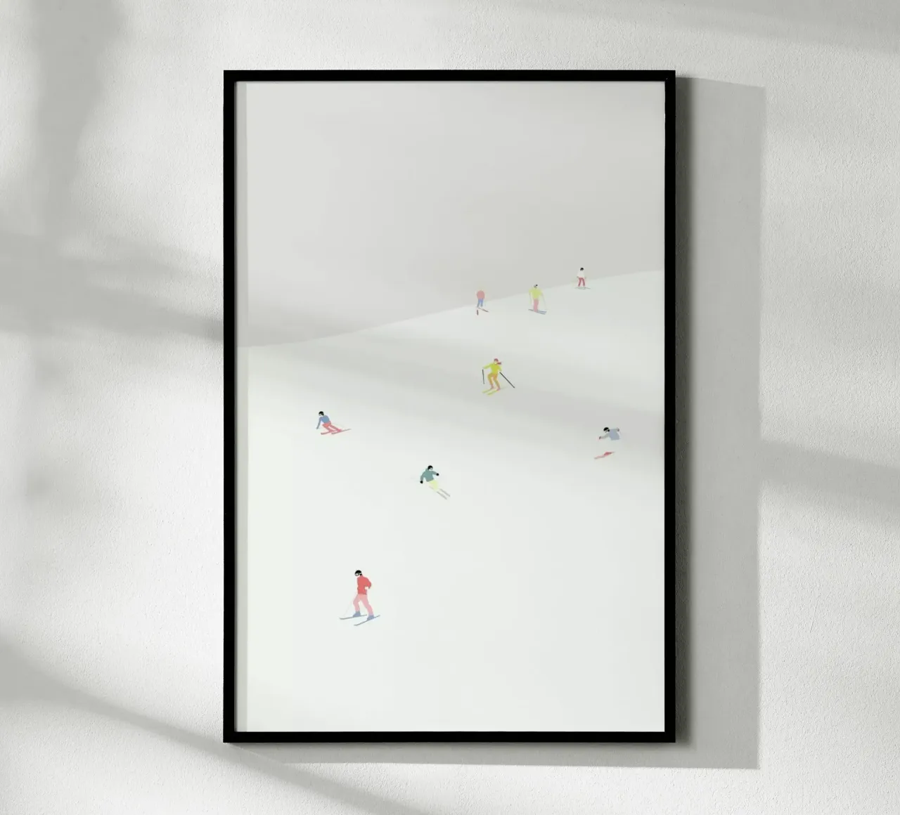 Skibakken poster con telaio in plastica da Swen Swensøn