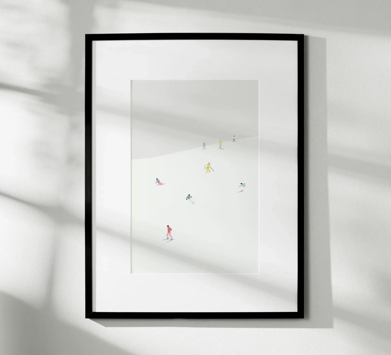 Skibakken Poster von Swen Swensøn