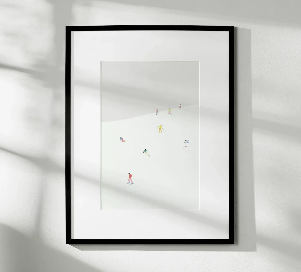Skibakken poster con telaio in plastica da Swen Swensøn