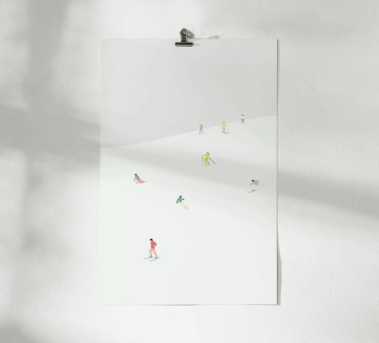 Skibakken Poster von Swen Swensøn