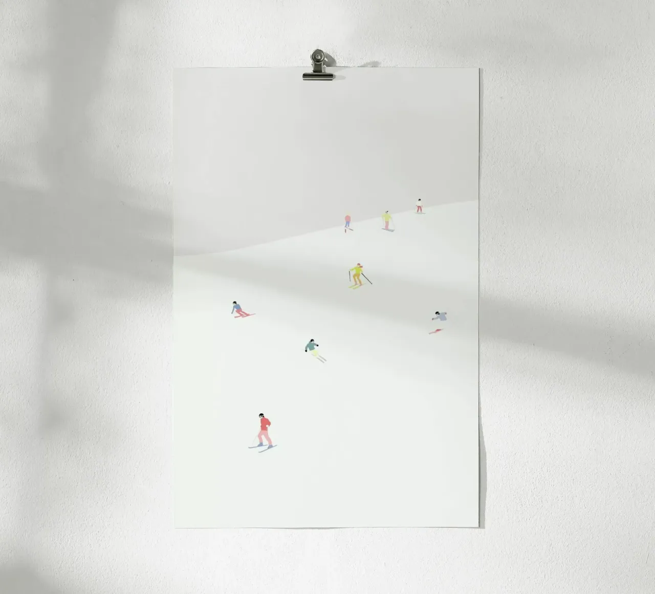 Skibakken poster con telaio in plastica da Swen Swensøn