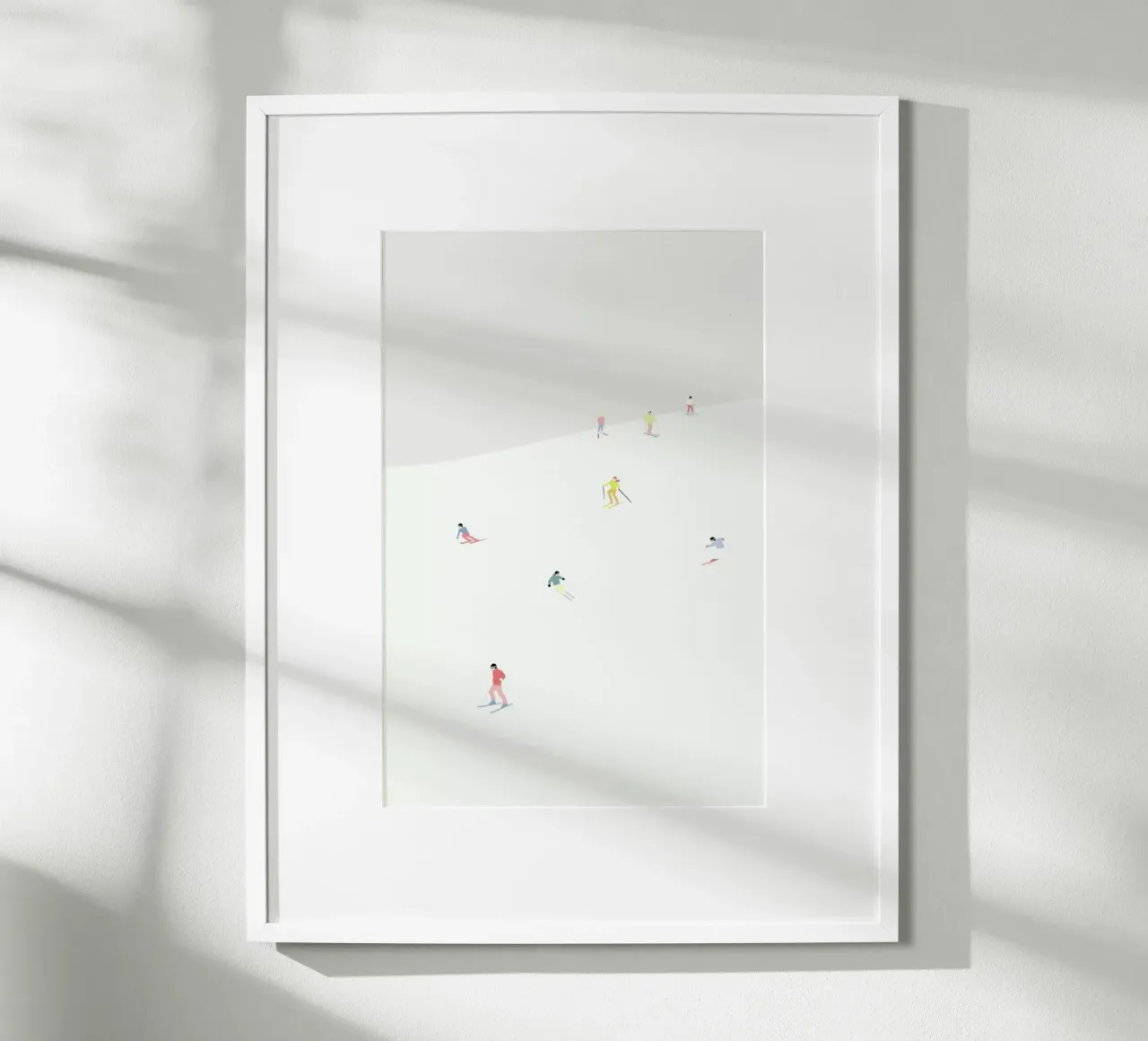 Skibakken poster con telaio in plastica da Swen Swensøn
