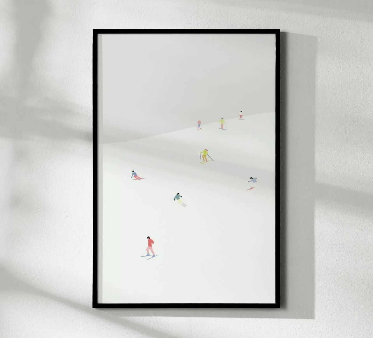 Skibakken Poster von Swen Swensøn