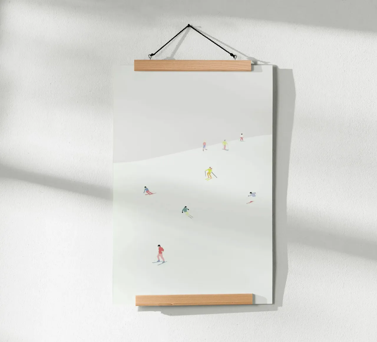 Skibakken poster con telaio in plastica da Swen Swensøn