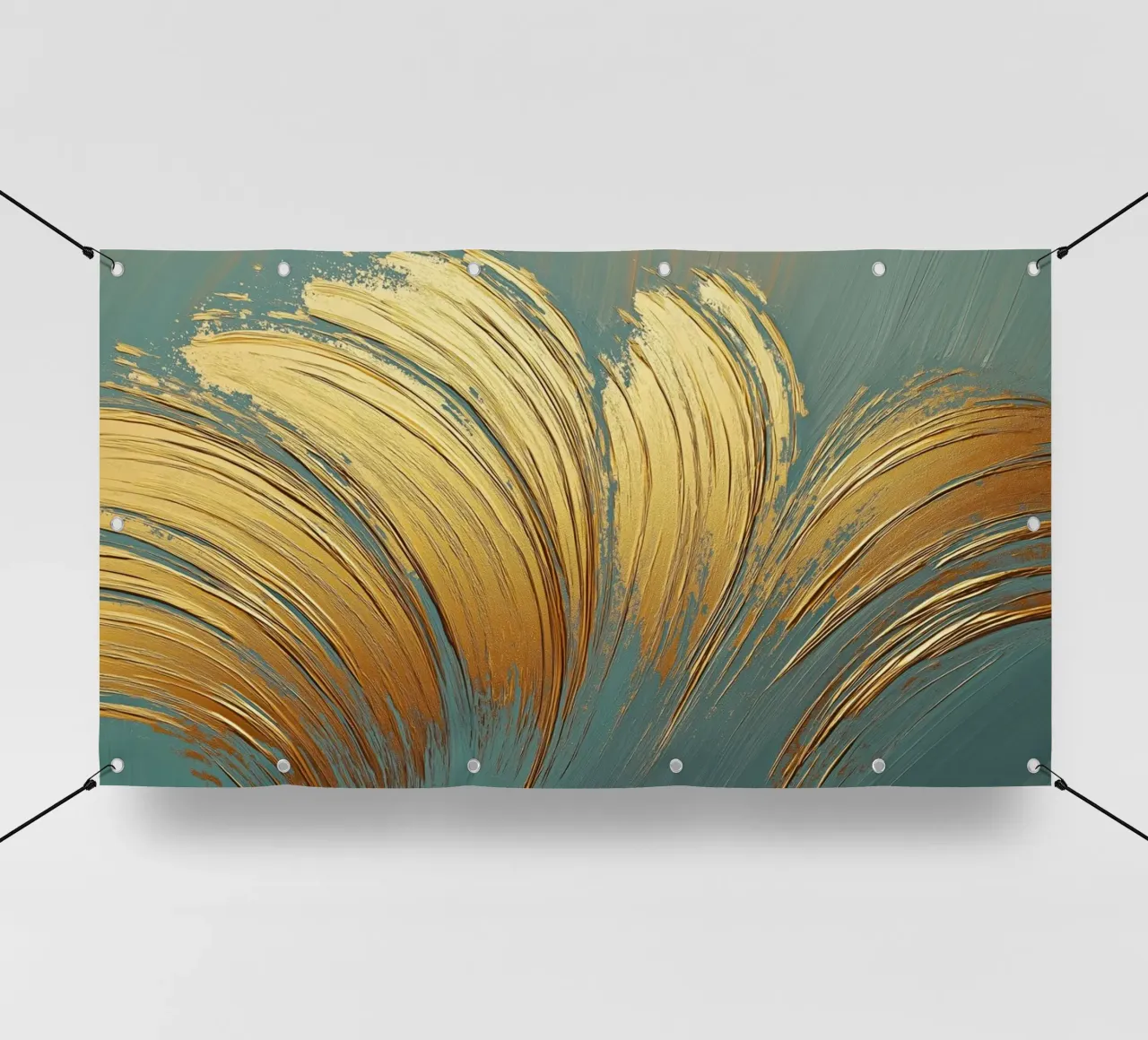 Oro astratto telo in pvc da Imagine