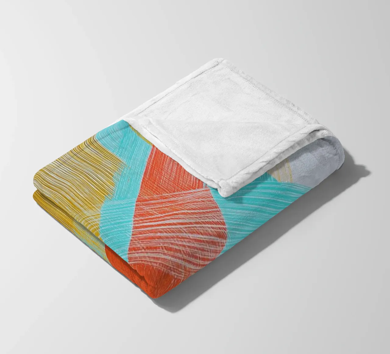 Forme astratte coperta in pile da Imagine