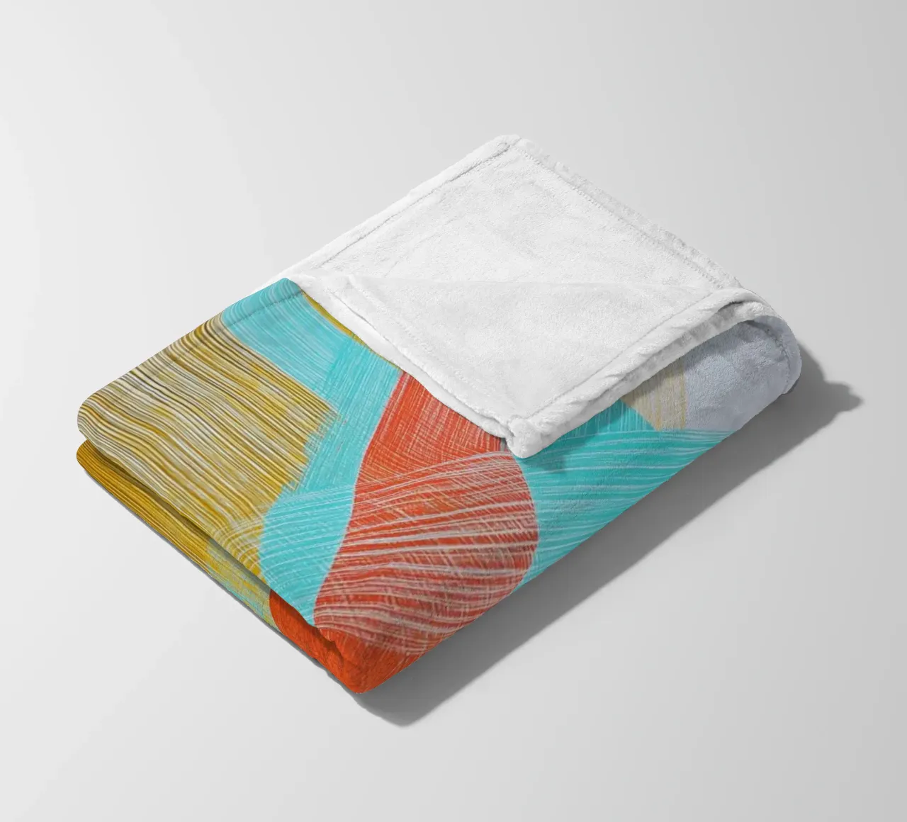 Forme astratte coperta in pile da Imagine