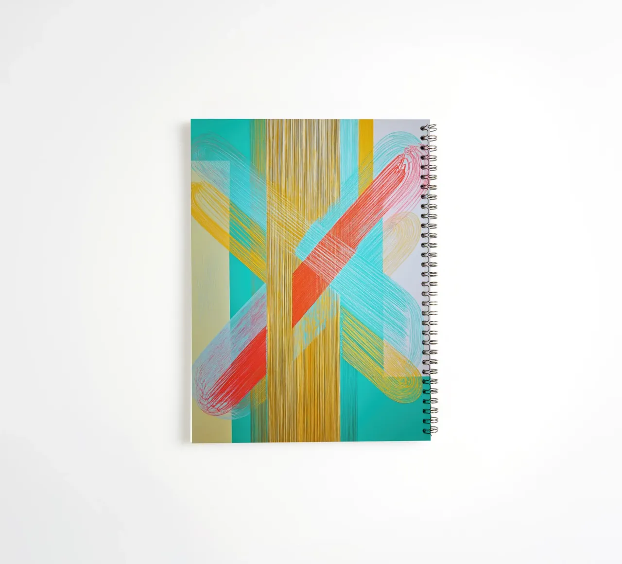 Abstract forms spiral notebook by Imagine