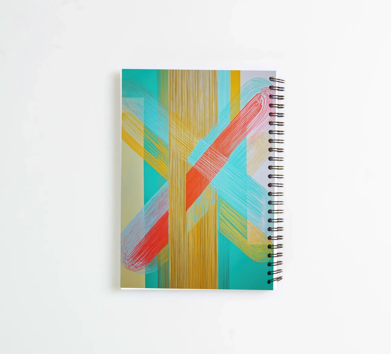 Abstract forms spiral notebook by Imagine