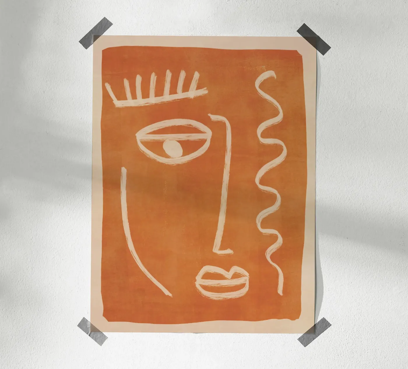 Abstract Face 26 poster by ThingDesign