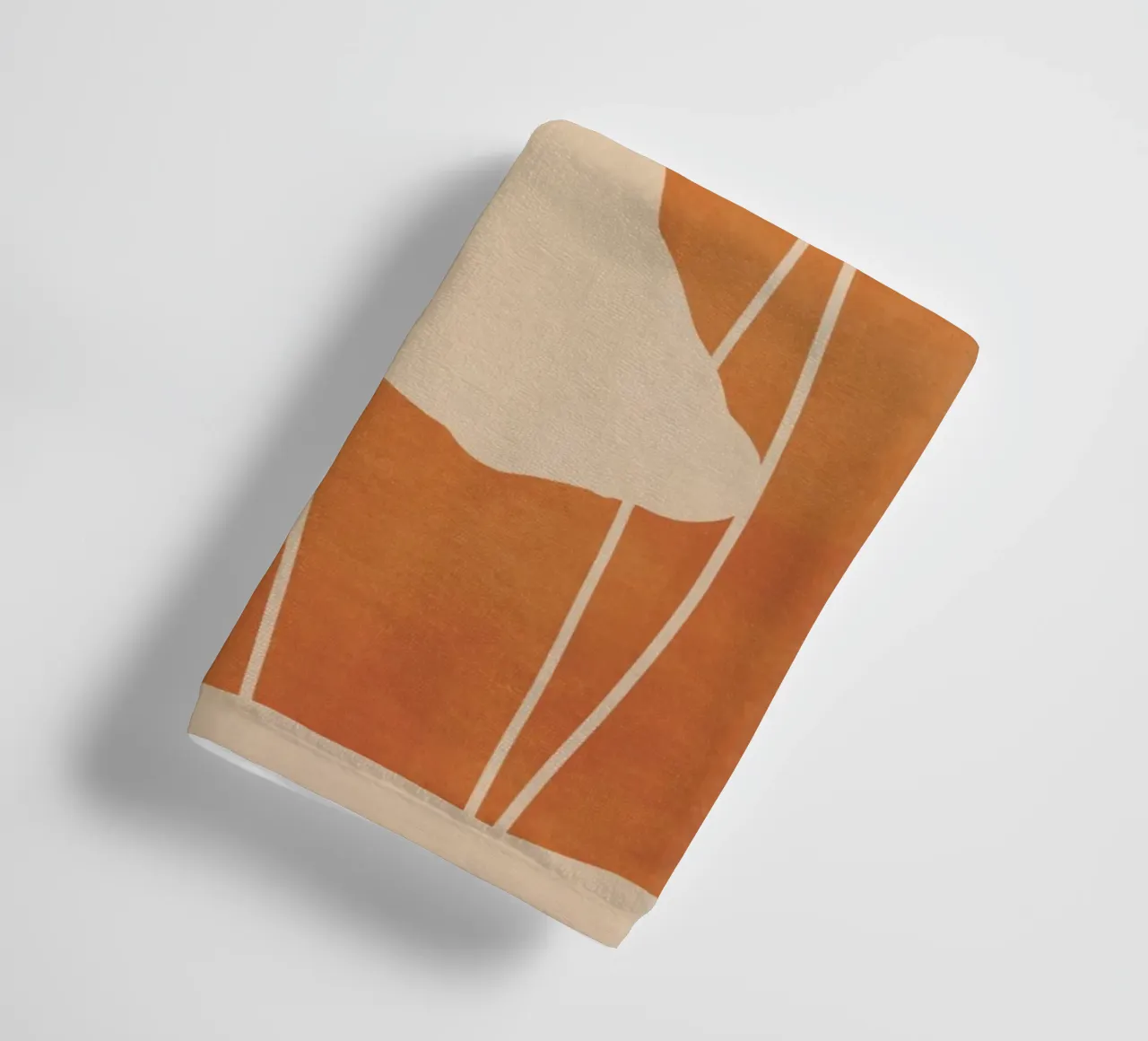 Abstract Minimal Flowers 4 towel by ThingDesign