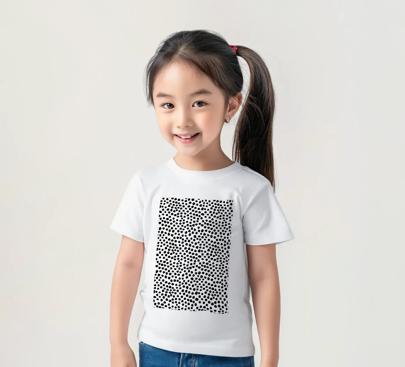 Small Dots kids t-shirt by Niina Pechkovskaya
