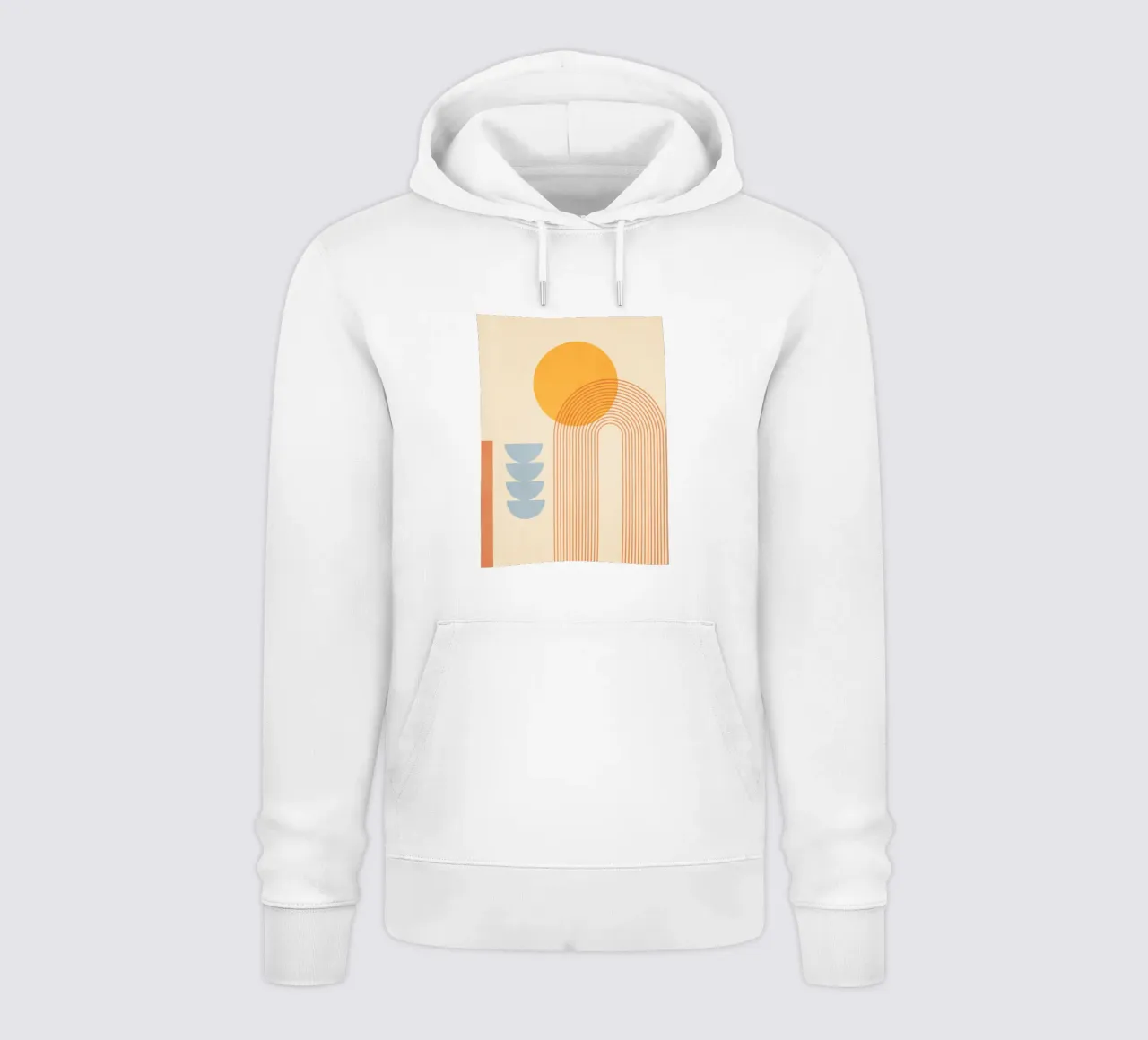 forme geometriche minimali 158 felpa con cappuccio da Gaite