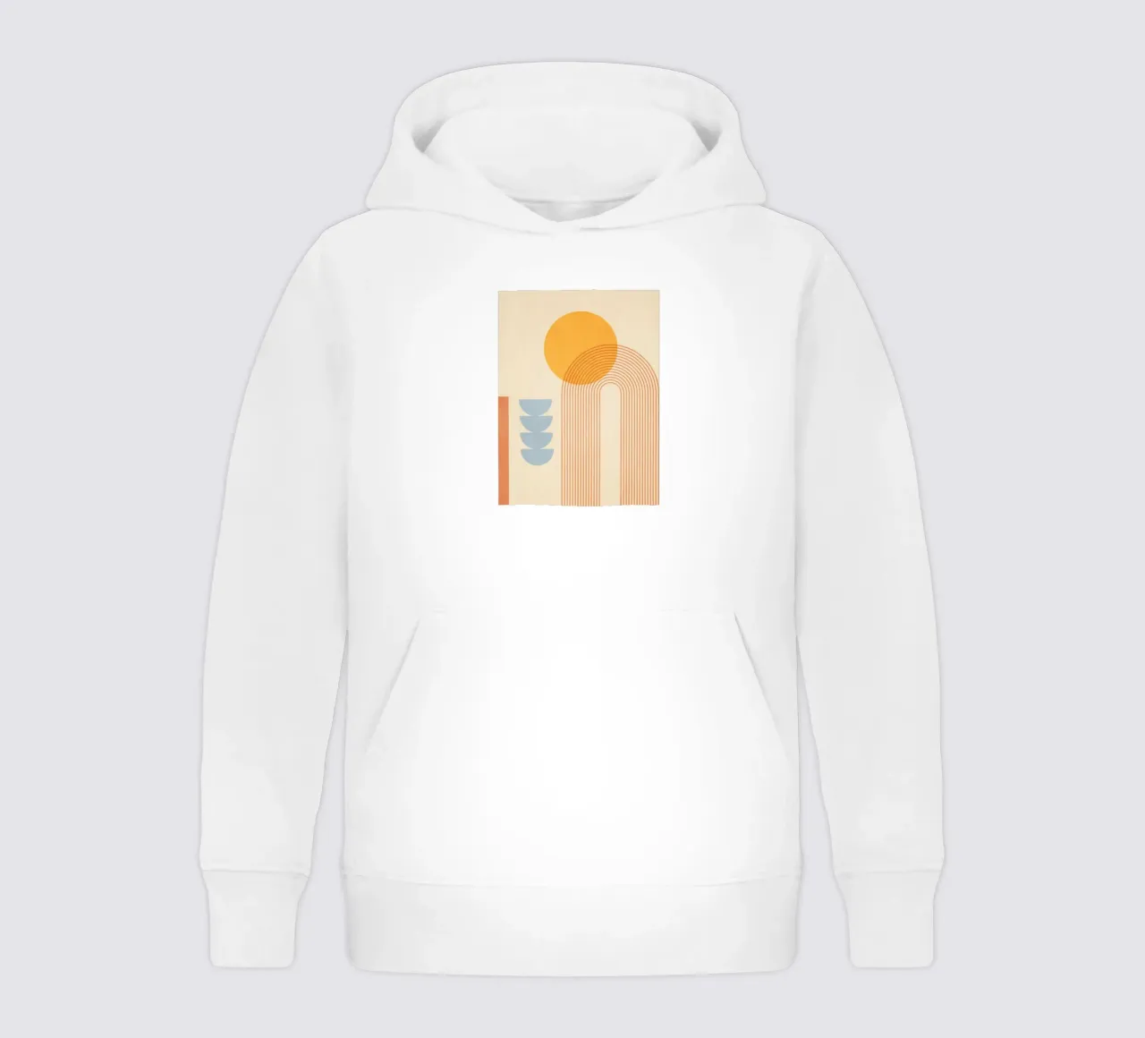 forme geometriche minimali 158 felpa bambino con cappuccio da Gaite